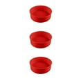 thumbnail image 4 of Guardoinrt 1/2/3 Wedding Birthday Party Cake Restaurant Reusable Washable Mousse Round Mould Kitchen Gadget Accessories Red 8 Inch 3PCS, 4 of 6