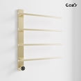 thumbnail image 2 of COZY  Heated Towel Warmer Rack for Bathroom with Timer & Adjustable Temperature EB04-BG-242003, 2 of 7