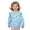 Blue Leopard, variant on Blue Leopard Print Toddler Girls Sweatshirt Ruffle Shoulder Long Sleeve Sweatshirts Graphic Pullover Top Girls Sweater Casual Fall Winter Clothes, for 5-6Y
