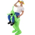 thumbnail image 4 of Disfraz inflable de dinosaurio alienígena para pareja doble para Halloween, 4 of 6