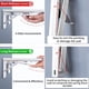 thumbnail image 4 of Soportes para estantes plegables de 10", Carga máxima: Soporte de estante plegable de acero inoxidable resistente para banco de trabajo de mesa, paquete de 2, 4 of 5