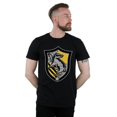thumbnail image 2 of Harry Potter Mens Hufflepuff Crest Flat T-Shirt, 2 of 5