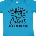thumbnail image 4 of Inktastic The Worlds Cutest Alarm Clock Boys or Girls Baby Bodysuit, 4 of 5