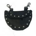 thumbnail image 2 of Ladies Studded Black Leather Motorcycle Riding Clip Hip Bag Fanny Purse, 2 of 3