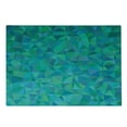 thumbnail image 2 of Teal Cutting Board, Abstract Irregular Triangle Mosaic Design and Geometrical Modern Art Image Pattern, Decorative Tempered Glass Cutting and Serving Board, Large Size, Green Navy, by Ambesonne, 2 of 5