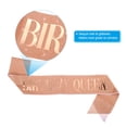 thumbnail image 4 of Corona de Cumpleaños, Banda de Cumpleaños y Diadema de Tiara de Cumpleaños Feliz Reina, Oro Rosa, 4 of 7