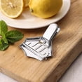 thumbnail image 4 of SATRINO Lemon Squeezer, SATRINO Stainless Steel Citrus Press Juicer Heavy Duty with Large Metal Squeezer Bowl for Seedless Juicing, Non-Slip Grip Design Manual Juicer, 4 of 7