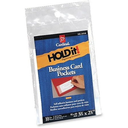 Cardinal HOLDit! Business Card Pockets