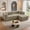 Light Tan, variant on GEEYOO 130" U-Shaped Boneless Couches with Chaise,Modular Sectional Sofa with Deep Seat Cloud Sectional Couch with Side Pockets for Living Room,Bedroom,No Assembly Required,Black