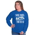 thumbnail image 4 of Some Moms Cuss Too Much Funny Mother Women Crewneck Sweatshirt Brisco Brands L, 4 of 6