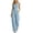 #02 Blue 【Mix, Match & Rotate: Stock Up on Daily Colors】, variant on Womens Solid Color Wide Leg Jumpsuit with Zipper Pockets, Elastic Waist Loose Fit Long Pants, Casual Dressy Outdoor Fashion Trousers | VerBelle,White 2XL