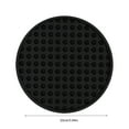 thumbnail image 4 of Silicone Drink Coasters, Cup Coaster for Drinks - Absorbs Moisture and Prevents Table Damage, Black Silicone Coaster with Non-Slip Bottom for Drinking Glasses, 1Pc, Anti-Skid Design(Black,3.9x3.9"), 4 of 8