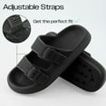 thumbnail image 3 of Ecetana Slides Sandals for Women Cloud Slides Pillow House Sandals Non-slip Shower Shoes, 3 of 8