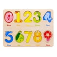 thumbnail image 4 of Puzzle You&Xi para niños pequeños, números de madera de 3 a 4 años, 4 of 6