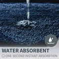 thumbnail image 4 of Navy Bathroom Rugs, Bath Mats for Bathroom Non-Slip, Super Soft and Water Absorbent, Microfiber Bath Rugs Washable, Large Bath Rugs for Floor, Tub and Shower, 36" x 24", 4 of 8
