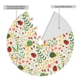 thumbnail image 2 of Sikiie Ladybug And Wild Flowers 30-48 inches {designName} Print Christmas Tree Skirt Snowman Xmas Tree Skirt with Edge Christmas Decorations for Holiday Party-48", 2 of 7