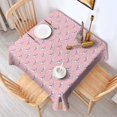 thumbnail image 2 of Pink Cartoon Unicorn Star Pattern Square Tablecloth,Waterproof Square Table Cover,Wipeable Spillproof Washable Table Cover for Home Kitchen Party Decor 42"X42"(107x107cm), 2 of 6