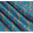 thumbnail image 3 of Soimoi Cotton Poplin Fabric Floral & Horse Animal Printed Fabric 1 Yard 42 Inch Wide, 3 of 7
