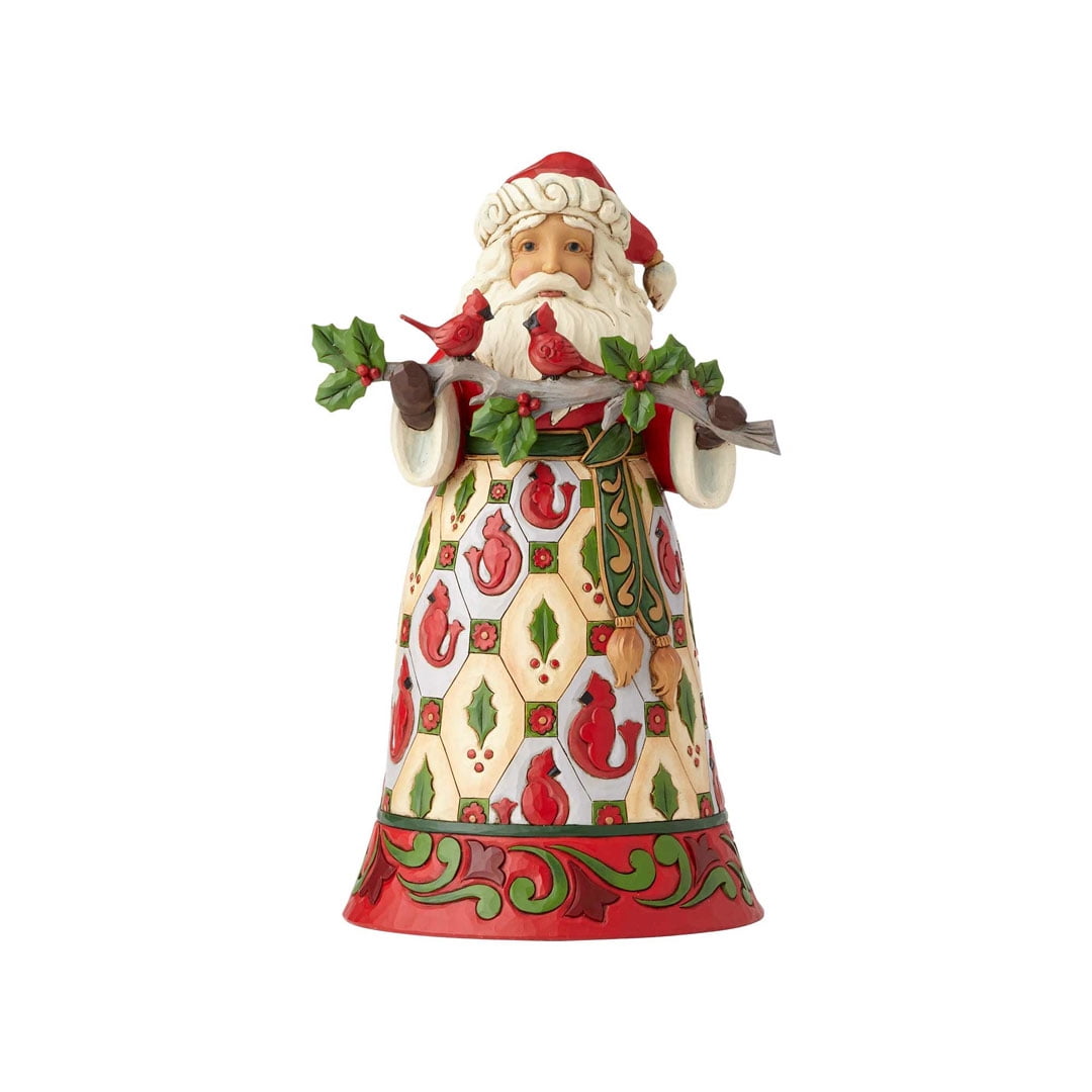 Jim Shore Heartwood Creek 6001468 Santa with Cardinals 2018 - Walmart.com