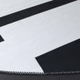 thumbnail image 3 of SAFAVIEH Malibu Asteria Abstract Polyester Machine Washable Area Rug, Black/Ivory, 6' x 6' Round, 3 of 7