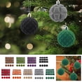 thumbnail image 4 of Todaioua 12Pc Velvet Christmas Balls Flocked Christmas Tree Ball Ornaments Velvet Christmas Ornaments Plastic Balls Xmas Decorative Hanging Ornaments 2025 Velvet Ornaments for Christmas Tree (2.4 In), 4 of 5