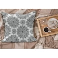 thumbnail image 2 of Mandala Fluffy Throw Pillow Cushion Cover, Middle Eastern Mosaic Design Secret Body and Mandala Motif Active World Image, Rectangle Accent Pillow Case, 36" x 16", Black, by Ambesonne, 2 of 5