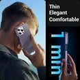 thumbnail image 3 of Translucent Matte Case for iPhone 14 Pro Max 6.7'', [Anti-Fingerprint] [Never-Yellow] [Mil-Grade Shockproof] Protective Thin Phone Case, Slim Fit Frosted Hard Back Cover with Silicone, Blue, 3 of 17