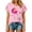 Red, variant on Breast Cancer Shirts for Women Pink Ribbon Breast Cancer Awareness Shirts Cancer Care Gifts Short Sleeve Graphic Tees Top