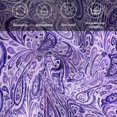 thumbnail image 6 of Cloth Napkins Set of 2 - 20x20 Inches, Vintage Purple Washable Reusable Table Napkins, Retro Botanical Abstract Art Soft & Absortbent Dining Napkin for Party Wedding Hotel Restaurant, 6 of 8
