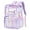 Purple, variant on DAKIMOE Fashion Clear Backpack For School Women School Bookbag Heavy Duty Transparent Backpack, Clear Bookbag
