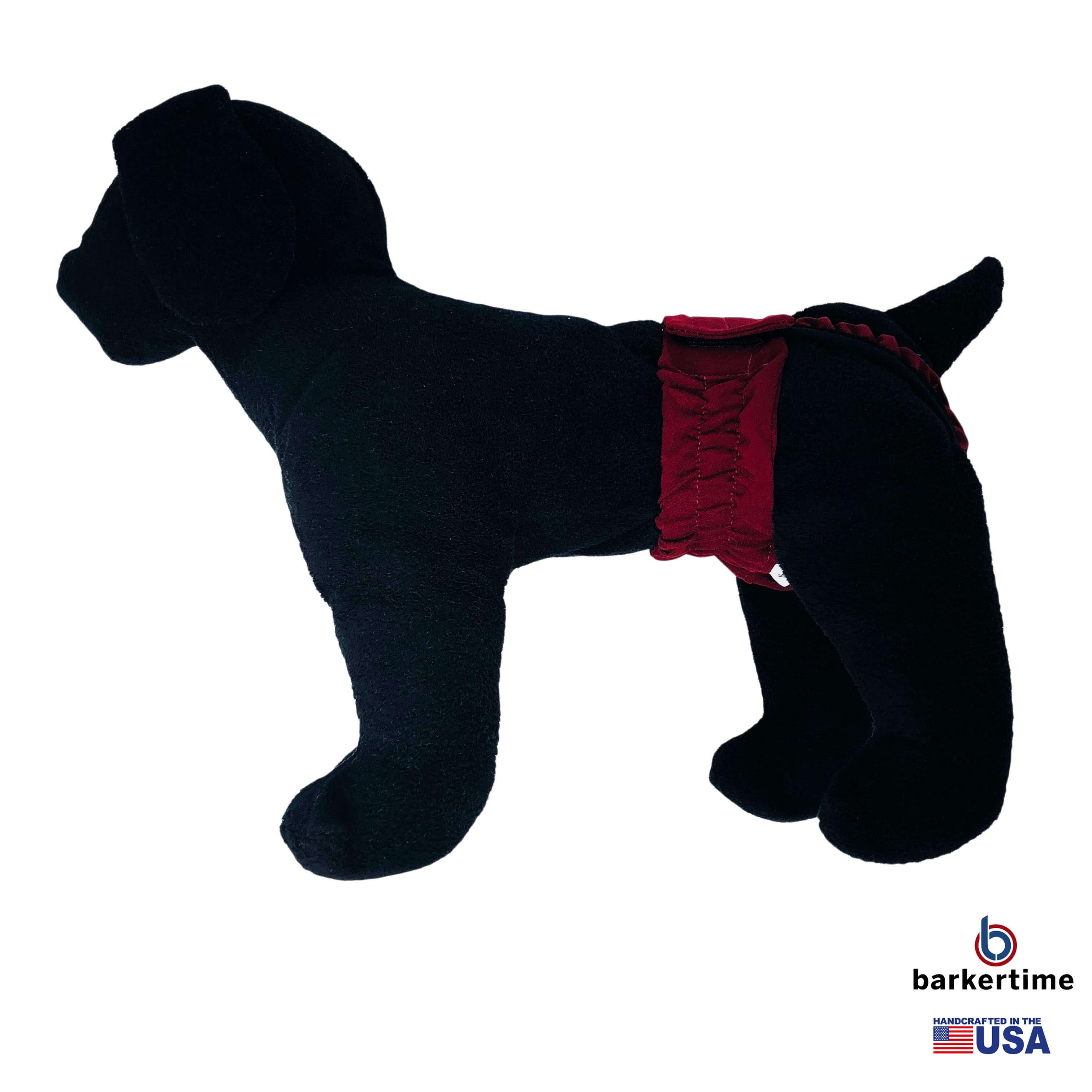 Barkertime Burgundy Dog Diaper Pull-up