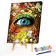thumbnail image 5 of Kit de pintura por números DIY arte al óleo ojos imagen decoración de la pared del hogar 40x50cm, 5 of 9