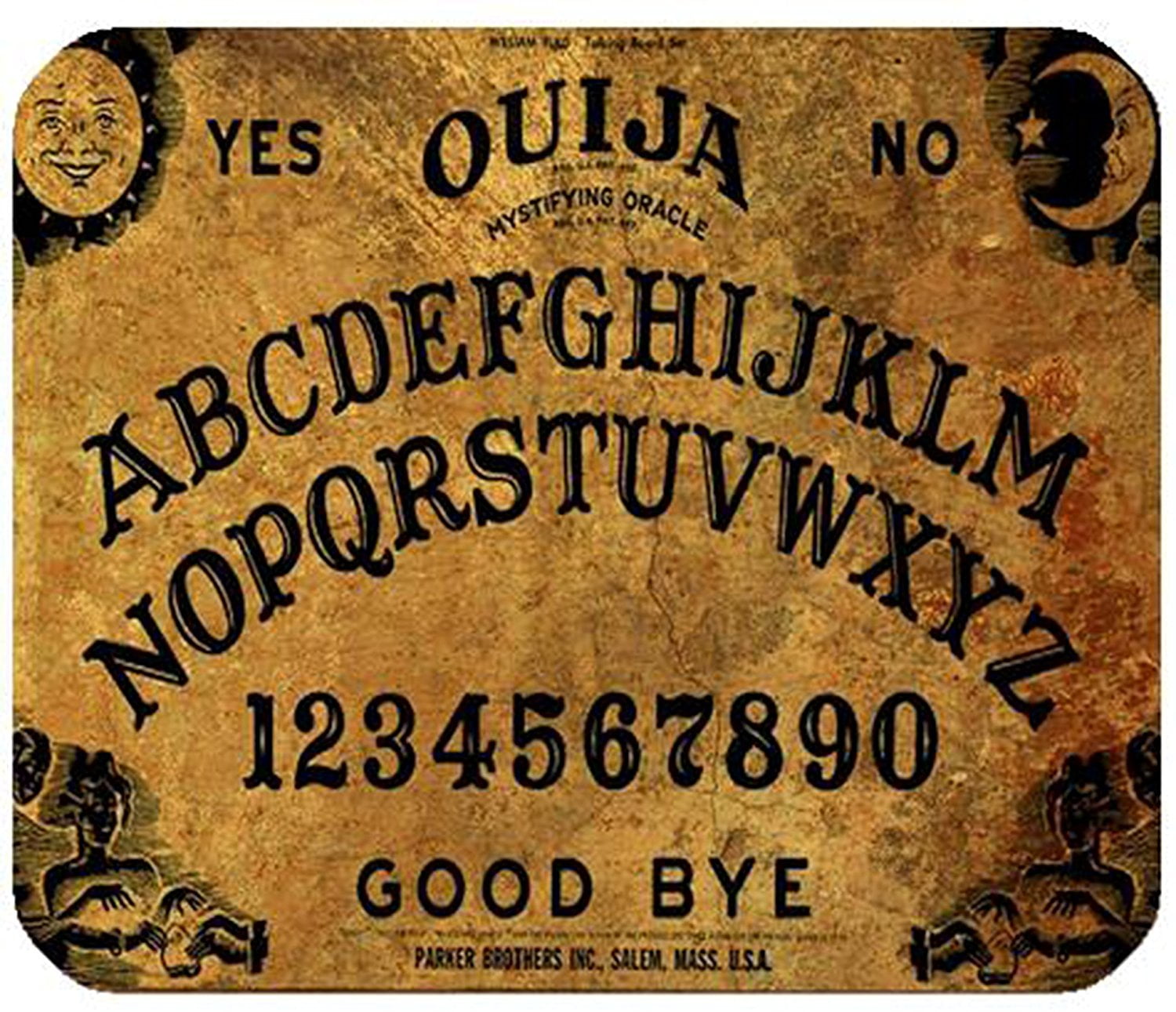 Retro Ouija Board Mouse pads Gaming Mouse Pad 9.84x7.87 inches 