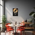 thumbnail image 2 of ZHONGYUTONG Crow Canvas Wall Art Vintage Halloween Pictures Wall Decor Black Raven Gothic Painting for Bedroom Living Room Decor Framed (12.00" x 18.00"), 2 of 5