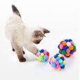 thumbnail image 5 of 4pcs Plush Bouncy Ball Pet Toy Roller Ball Kitten Exercise Toy Ball (Random Color), 5 of 5