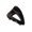 Black, variant on French Themed Triangular Hair Clip Acetate Component Practical Hair Accessories For Daily Styling
