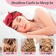 thumbnail image 6 of Heatless Curling Rod Hair Curlers Soft Sleep Curling Band Wavy Curler Headband DIY Hairstyling Tools, 6 of 7