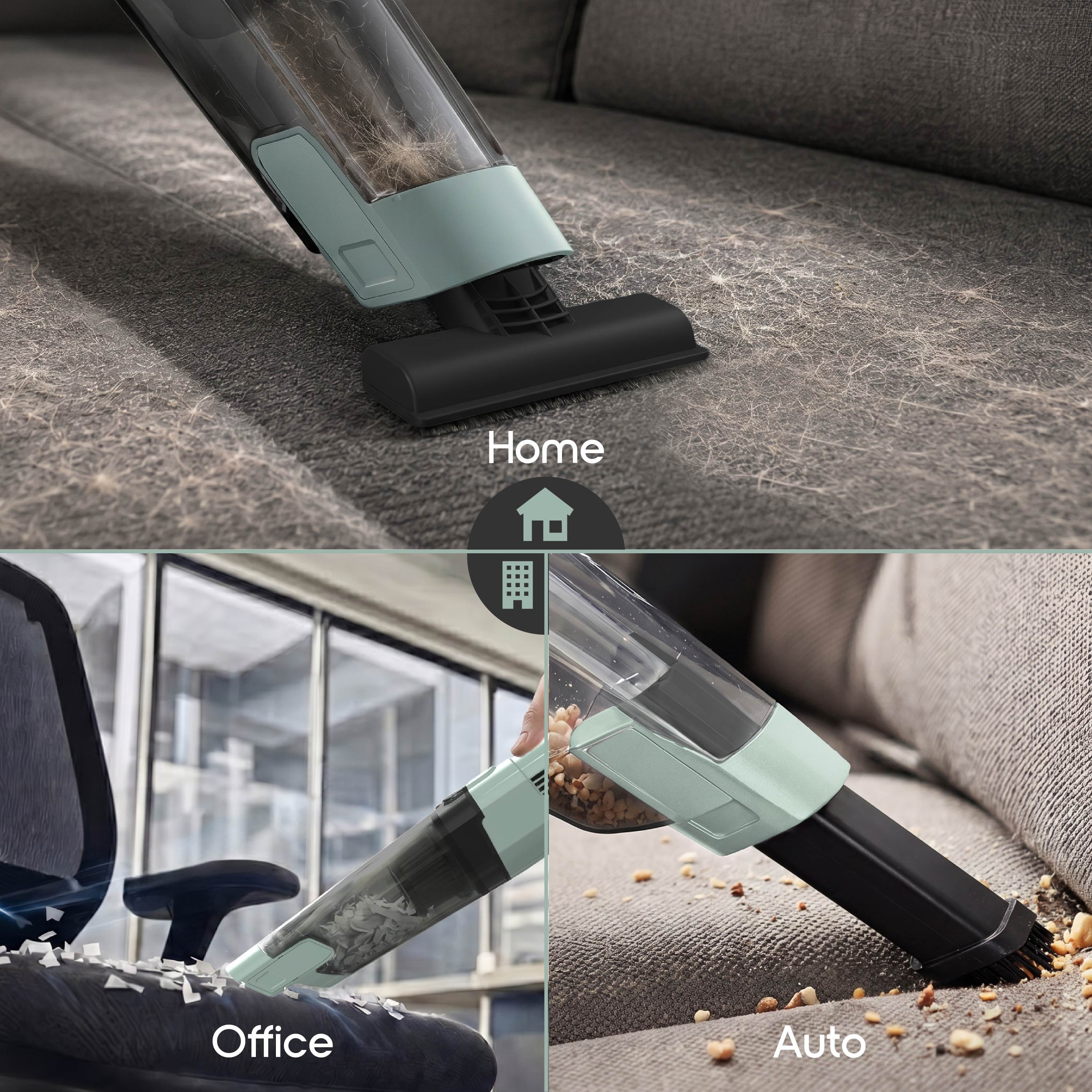 IonVac PowerMax Hand Vacuum, 5V Cordless Handheld Vacuum Cleaner with Multiple Attachments, Model #30835