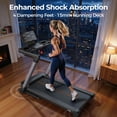 thumbnail image 5 of Auto Incline Treadmill, Foldable 18% Incline Heavyduty Treadmills for Home, 3.0HP, 8.7 MPH, 380 lbs Capacity, Wide Belt Indoor Running Machine for Home Gym, 5 of 9