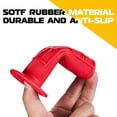thumbnail image 4 of ATV Grips APPYU 78 de goma blanda para Polaris 4 Wheeler (rojo), 4 of 7
