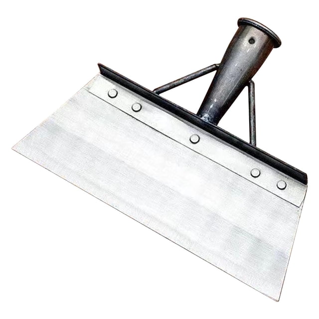 Pala de limpieza multifuncional, pala cuadrada para jardín, pala grande de metal para recoger excrementos de pollo, herramienta de jardinería exterior para paisajismo, pala para limpiar y desherbar.