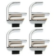 thumbnail image 2 of 4 Pcs Poignée de Porte en Verre Sans Perçage Alliage de Zinc Accessoire de Poignée de Douche en Verre, 2 of 9