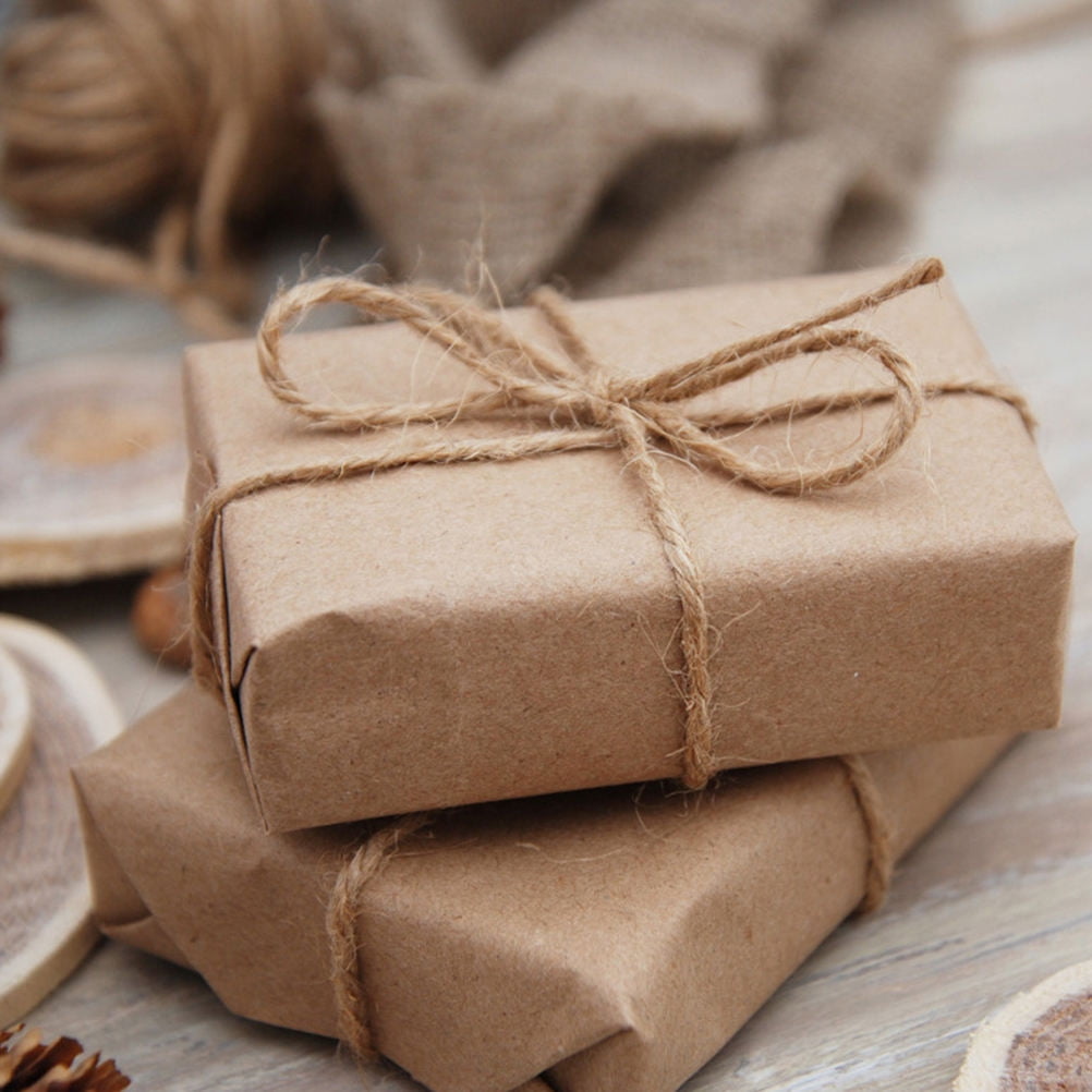 Moluckfu 2-Pack Flower Wrapping Kraft Paper Rolls for Crafts, Multipurpose Floral Bouquet Wrap