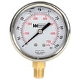 thumbnail image 2 of Liquid Filled 2-1/2" Dial, 1/4" NPT Bottom, 0-100 PSI, 2 of 3