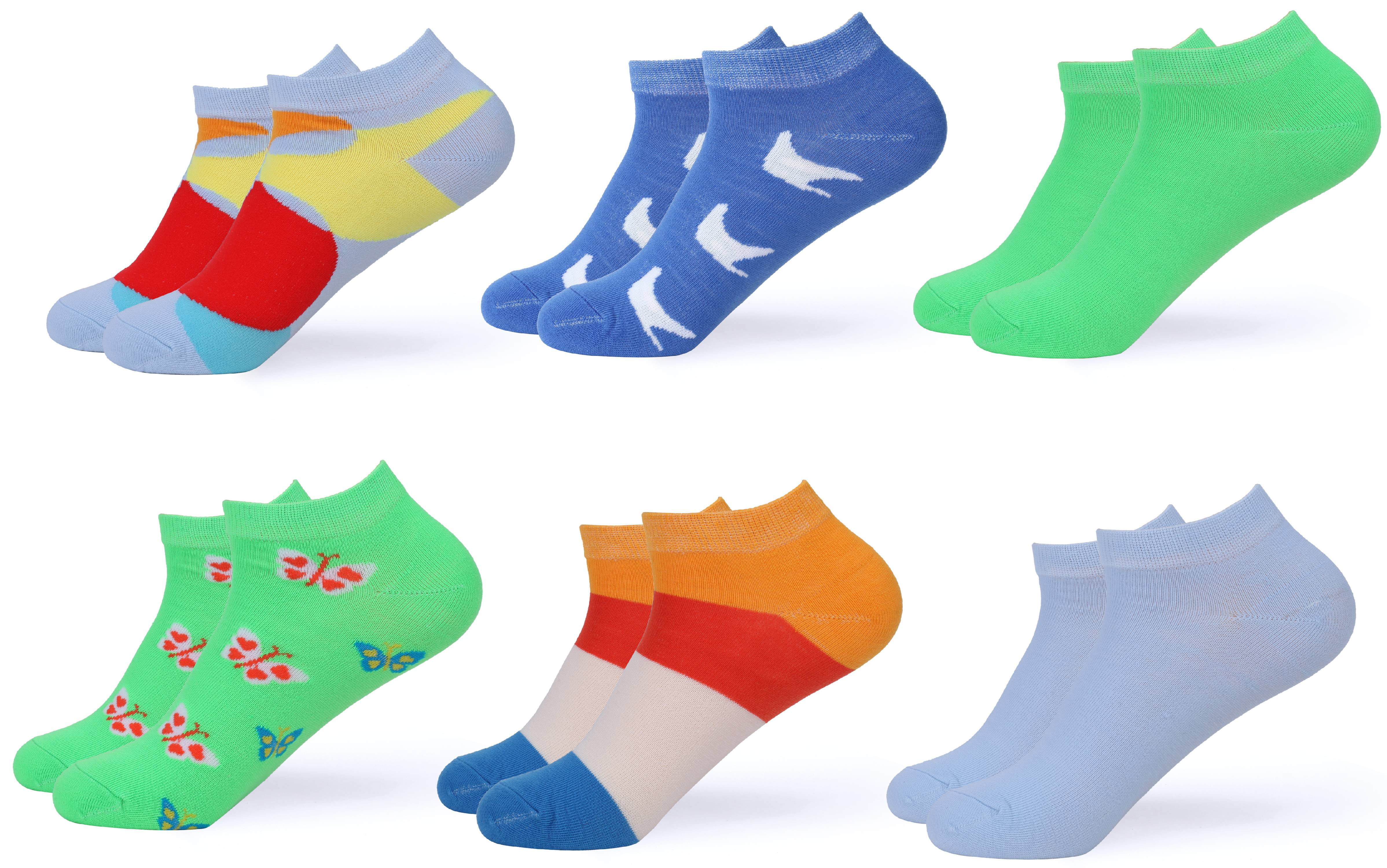 Women's Ankle Socks Low Cut Colorful Socks For Women Patterned