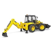 CAT Backhoe Loader Construction Vehicle, Realistic Toy Digger with Moving Front Loader and Excavator Arm, Great for Play Indoors, Outdoors, in Sand and Snow, 1:16 Scale, Ages 3+