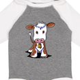 thumbnail image 4 of Inktastic Little Brown Cow Boys or Girls Long Sleeve Baby Bodysuit, 4 of 5