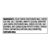 Great Value Colby Jack Finely Shredded Cheese, 8 oz Bag