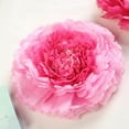 thumbnail image 6 of Efavormart 6 Multi Size Pack | Carnation Pink Dual Tone 3D Wall Flowers Giant  Paper Flowers - 12",16",20", 6 of 9