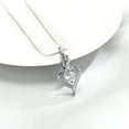thumbnail image 6 of Heart Urn Necklace for Ashes for Women Cremation Jewelry Rose Flower Eternity Memorial Forever in My Heart Ashes Keepsake, Adjustable Silver Chain 20+2 Inches, 6 of 8